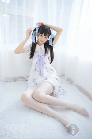 《夜夜 Lolita 白丝》｜稚乖画册 晴空-08 夜夜 · 29张写真