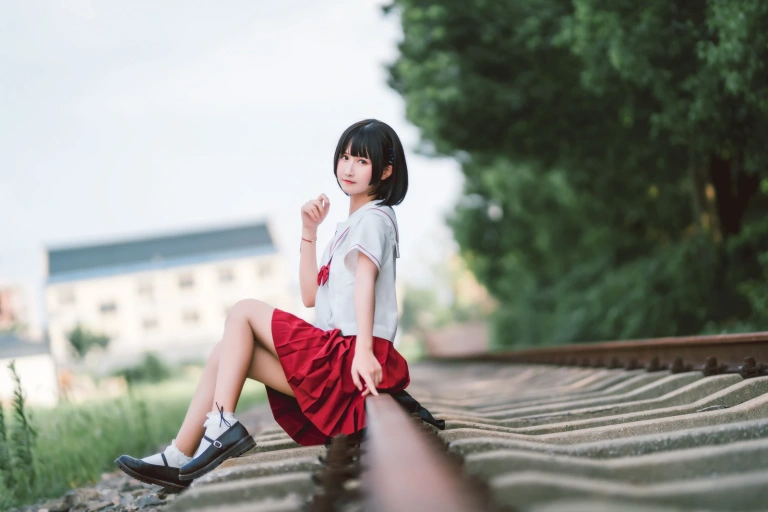 《JK红裙》｜三度_69 · 11张写真