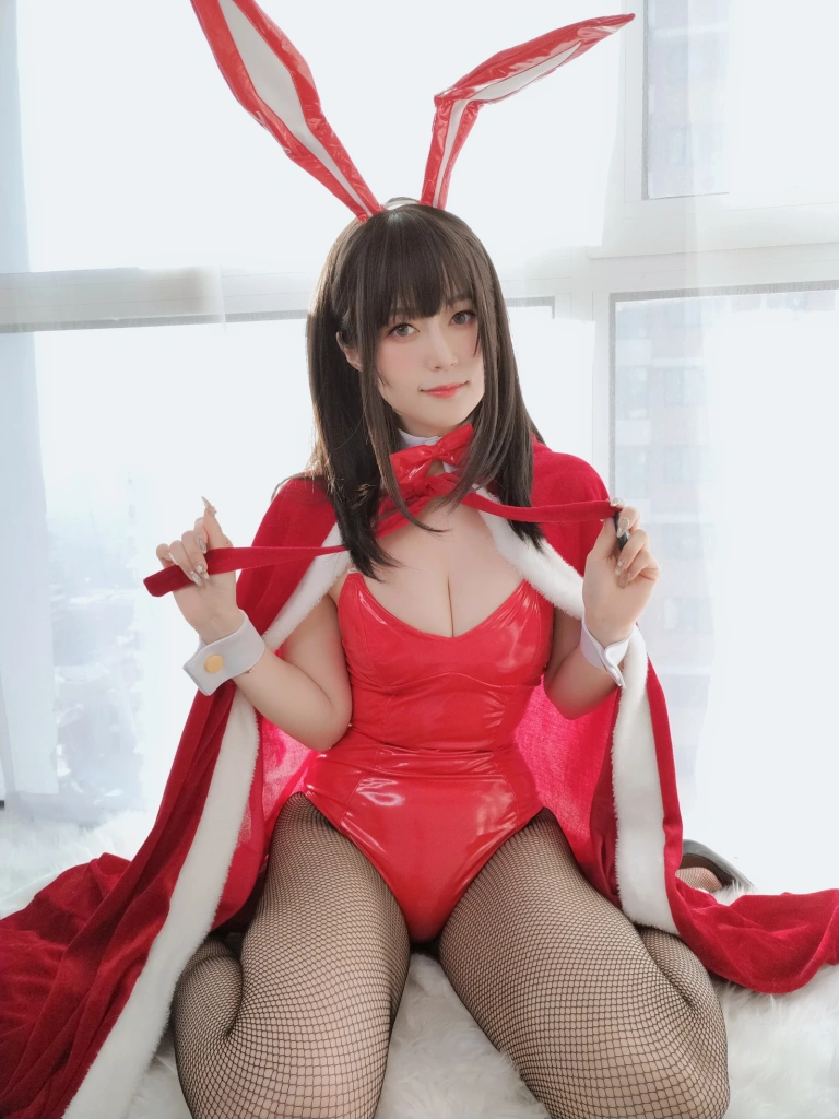 《自撮り Vol.50 圣诞兔女郎》｜白银81 · 97张写真、6 个视频