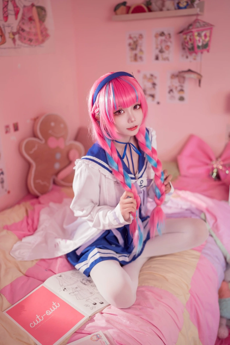 《湊阿库娅 私服》｜艾西Aiwest · 55张写真