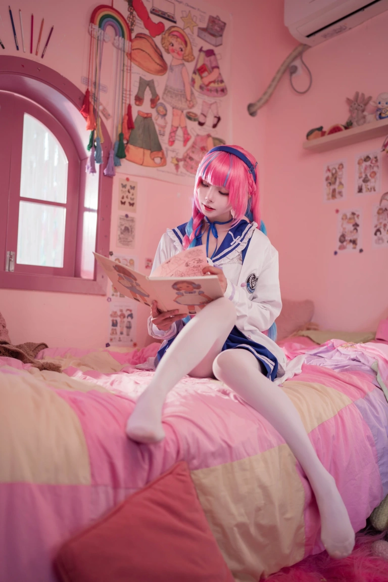 《湊阿库娅 私服》｜艾西Aiwest · 55张写真