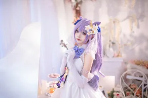 《刻晴花嫁》｜艾西Aiwest · 40张写真