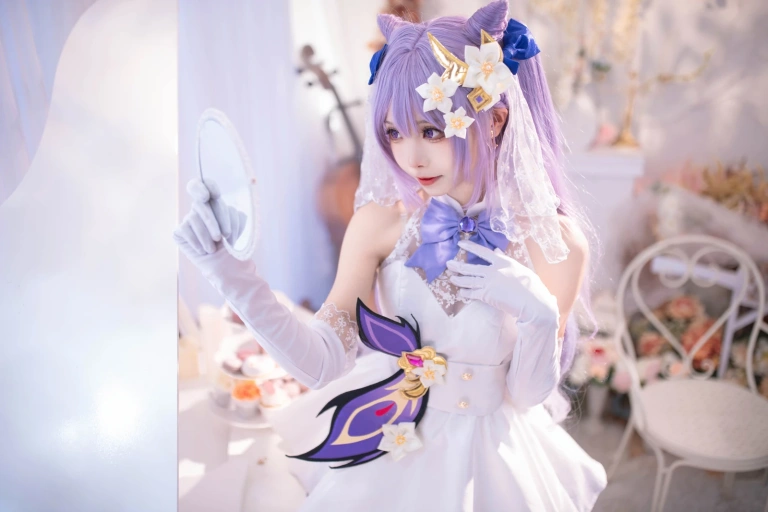 《刻晴花嫁》｜艾西Aiwest · 40张写真