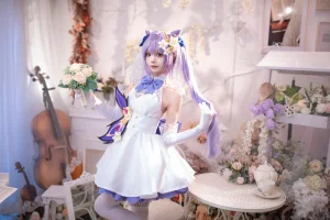 《刻晴花嫁》｜艾西Aiwest · 40张写真