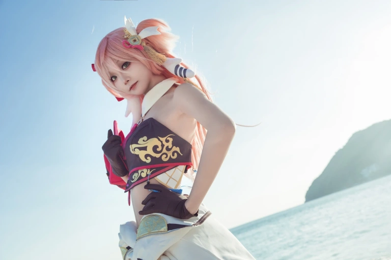 《原神烟绯 花鸟与情》｜艾西Aiwest · 29张写真