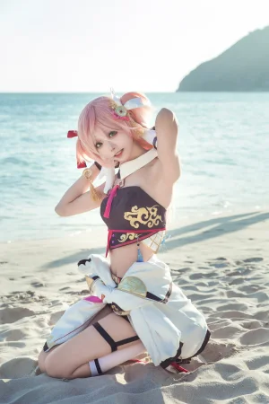 《原神烟绯 花鸟与情》｜艾西Aiwest · 29张写真