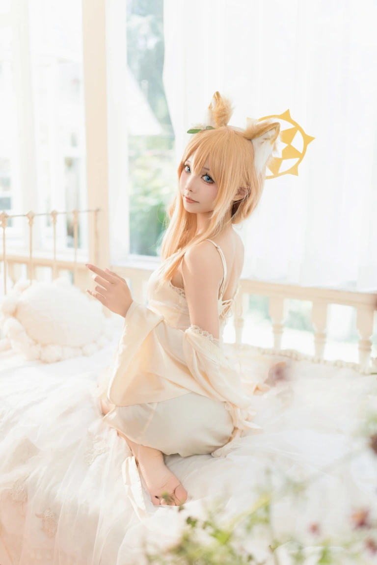 《碧蓝档案 伊落玛丽 睡衣》｜艾西Aiwest · 34张写真
