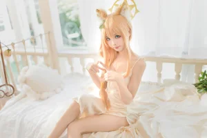 《碧蓝档案 伊落玛丽 睡衣》｜艾西Aiwest · 34张写真