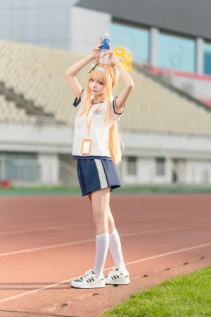 《碧蓝档案 伊落玛丽 体操服》｜艾西Aiwest · 44张写真