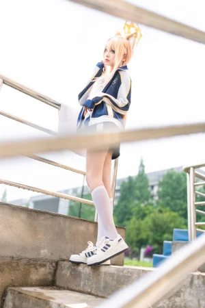 《碧蓝档案 伊落玛丽 体操服》｜艾西Aiwest · 44张写真