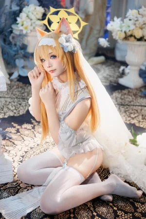 《蔚蓝档案 伊落玛丽 花嫁》｜艾西Aiwest · 31张写真