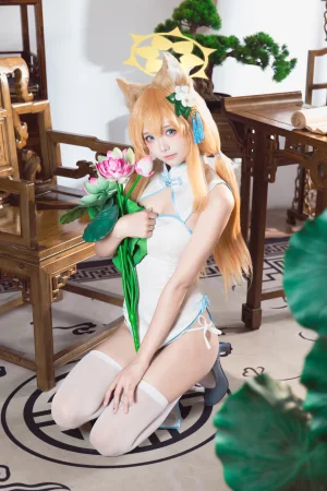 《蔚蓝档案 伊落玛丽 旗袍》｜艾西Aiwest · 30张写真