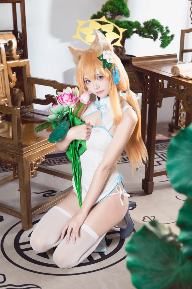《蔚蓝档案 伊落玛丽 旗袍》｜艾西Aiwest · 30张写真