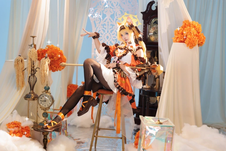 《蔚蓝档案 伊落玛丽 魔法少女》｜艾西Aiwest · 38张写真