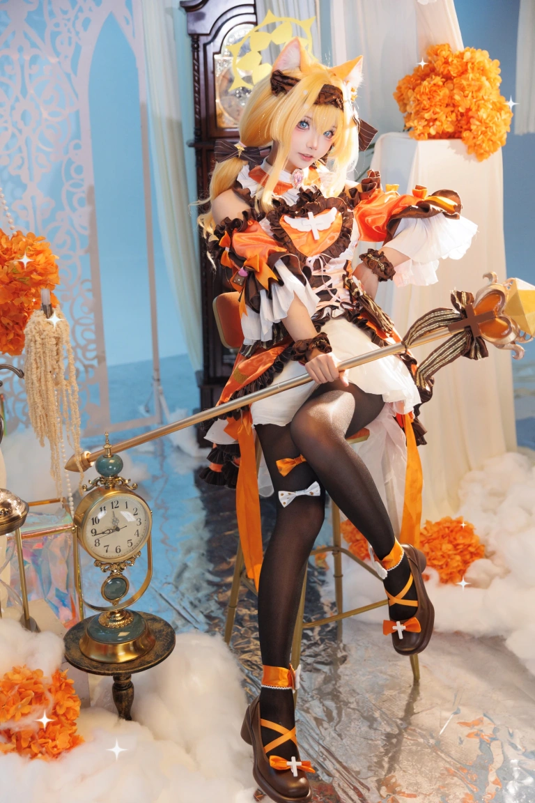 《蔚蓝档案 伊落玛丽 魔法少女》｜艾西Aiwest · 38张写真