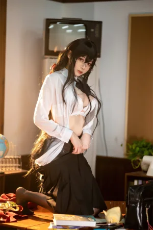 《碧蓝航线 大凤JK》｜安食Ajiki · 40张写真