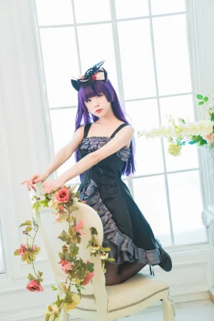 《黑猫 冷门小礼服》｜水淼Aqua · 9张写真