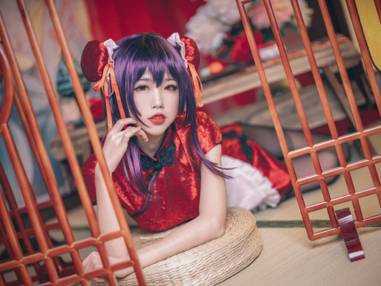《霞之丘诗羽 旗袍》｜水淼Aqua · 29张写真