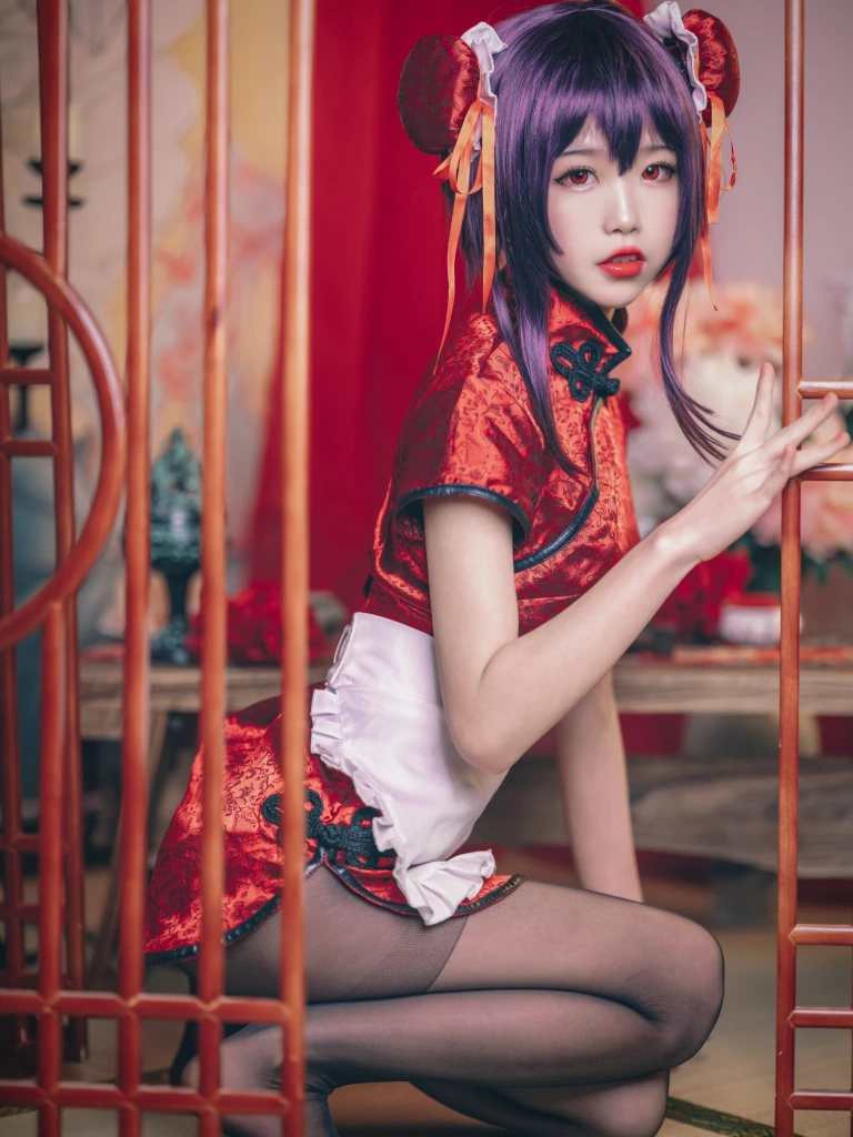 《霞之丘诗羽 旗袍》｜水淼Aqua · 29张写真