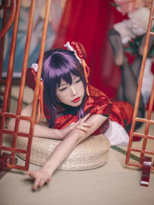 《霞之丘诗羽 旗袍》｜水淼Aqua · 29张写真