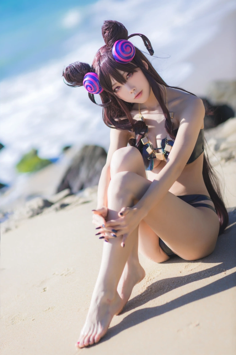 《紫式部水着Ver》｜水淼Aqua · 41张写真