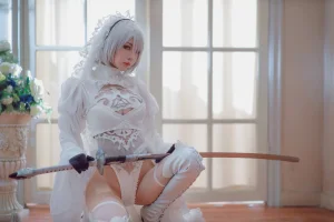 《黑白2B》｜水淼Aqua · 55张写真