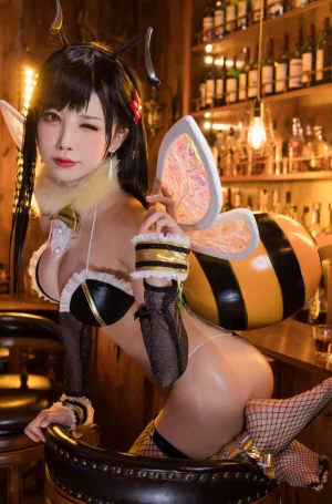 《FF7R 蒂法蜜蜂女郎》｜水淼Aqua · 40张写真