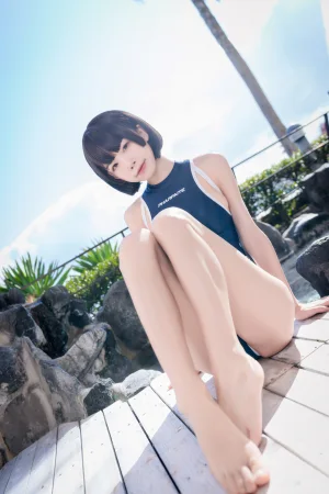 《竞泳水着》｜水淼Aqua · 40张写真