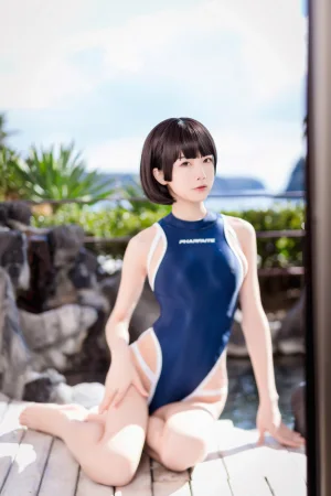 《竞泳水着》｜水淼Aqua · 40张写真