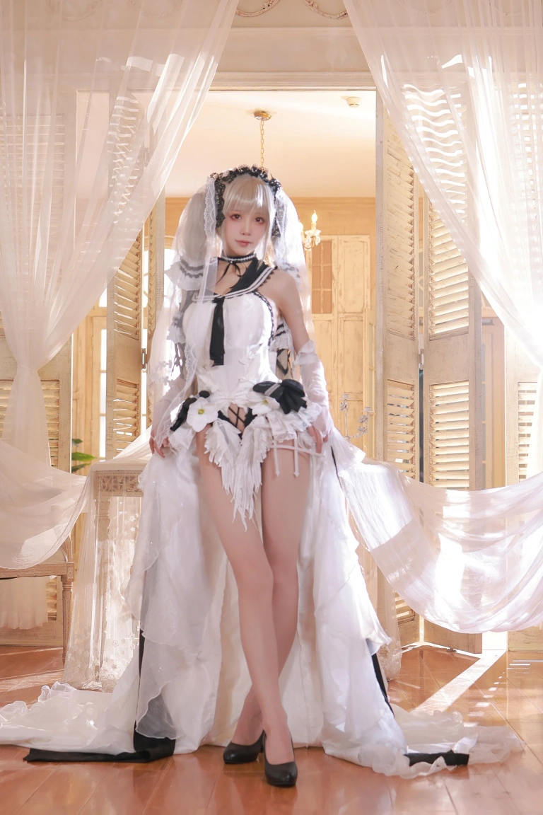 《碧蓝航线 可畏 婚纱》｜水淼Aqua · 45张写真