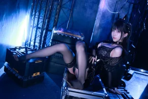 《猫咪女郎 黑色猫猫》｜水淼Aqua · 59张写真