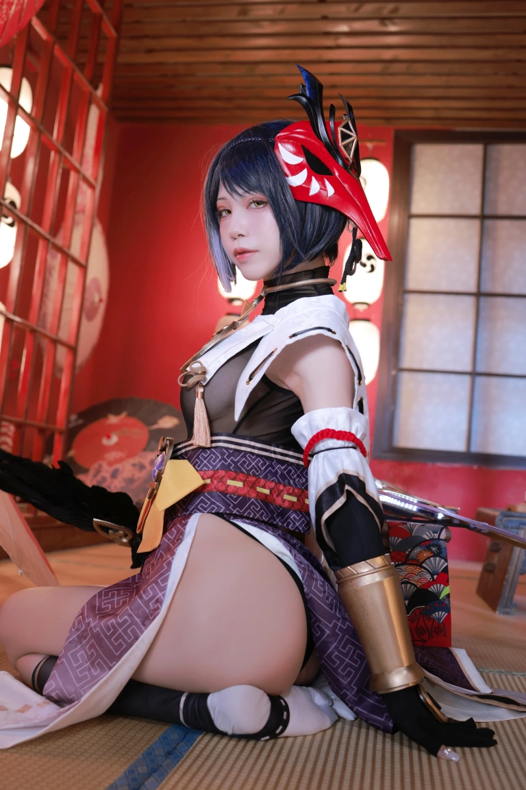 《稻妻 九条裟罗》｜水淼Aqua · 62张写真