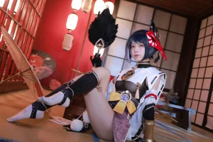 《稻妻 九条裟罗》｜水淼Aqua · 62张写真
