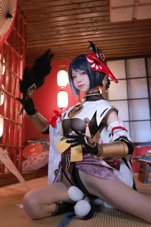 《稻妻 九条裟罗》｜水淼Aqua · 62张写真