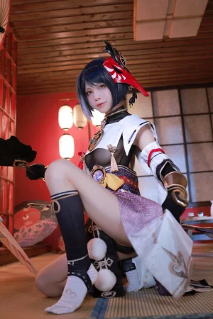 《稻妻 九条裟罗》｜水淼Aqua · 62张写真