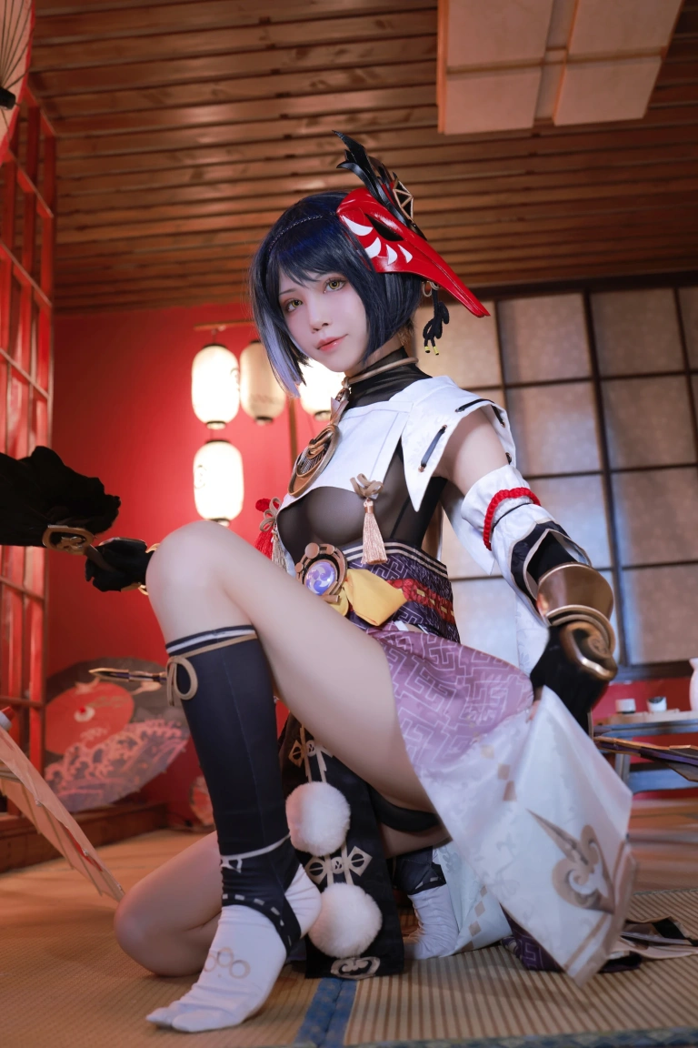 《稻妻 九条裟罗》｜水淼Aqua · 62张写真