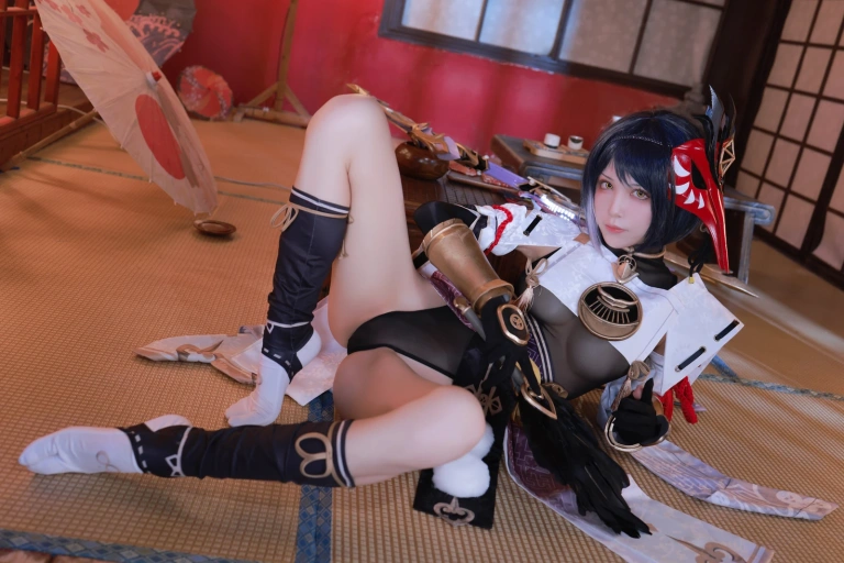 《稻妻 九条裟罗》｜水淼Aqua · 62张写真