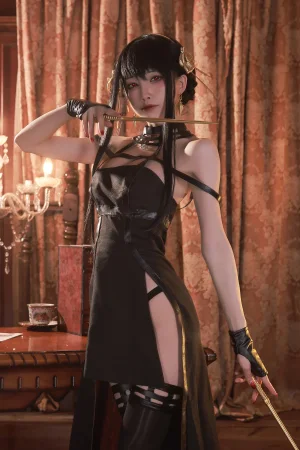 《约尔 黑礼服》｜水淼Aqua · 65张写真