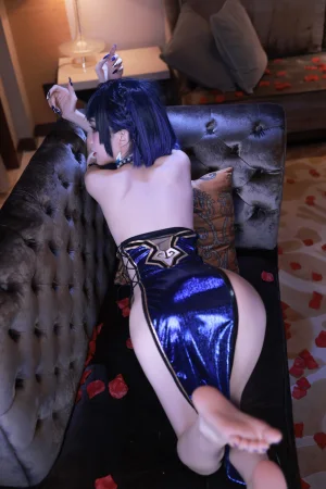 《夜阑同人礼服+自拍》｜水淼Aqua · 108张写真