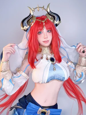 《Fantia 2023年07月会员订阅 原神 🏵️ニィロウ🏵️》｜水淼Aqua · 26张写真