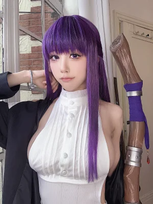 《Fantia 2024年01月 今回もフェルンの自撮りですよ～💜》｜水淼Aqua · 23张写真
