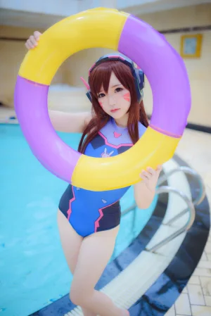 《写真Vol.6 Overwatch-D.Va水着》｜雪晴Astra · 31张写真