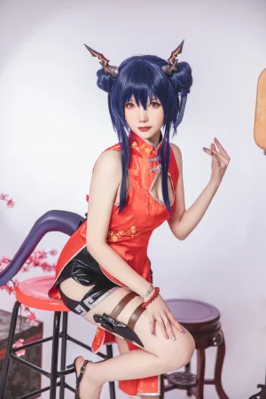 《写真Vol.14 明日方舟 陈 旗袍》｜雪晴Astra · 18张写真