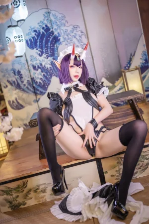 《酒吞童子女仆》｜雪晴Astra · 62张写真、13 个视频