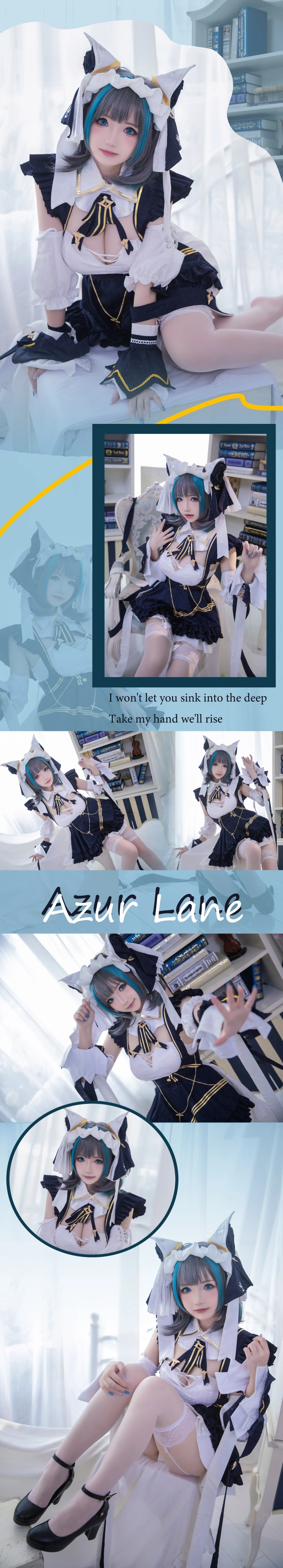 《Azure Lane 柴郡》｜雪晴Astra · 18张写真