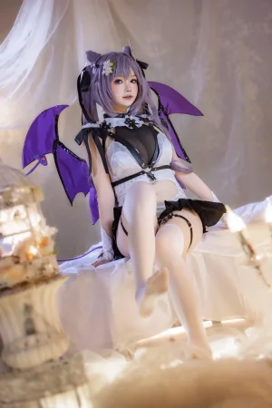 《刻晴恶魔拘束睡衣》｜雪晴Astra · 20张写真、4 个视频