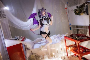 《刻晴恶魔拘束睡衣》｜雪晴Astra · 20张写真、4 个视频
