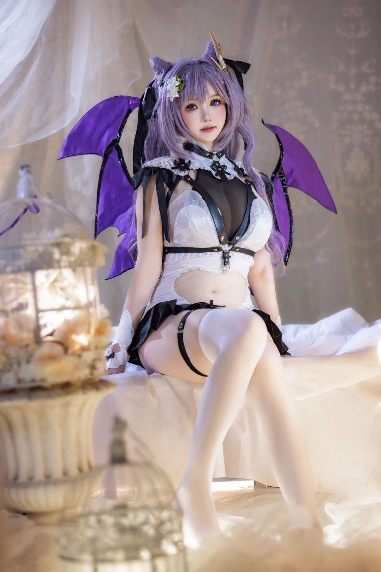 《刻晴恶魔拘束睡衣》｜雪晴Astra · 20张写真、4 个视频