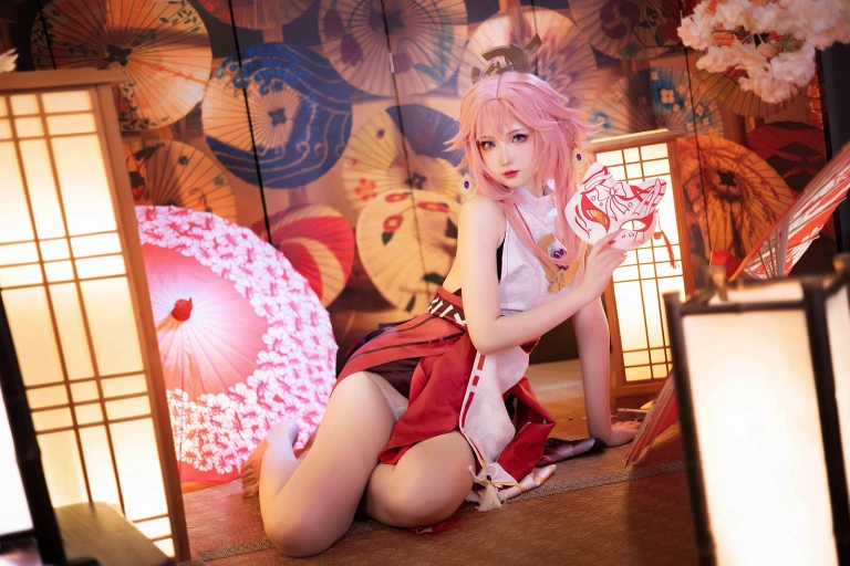 《原神 八重神子》｜雪晴Astra · 60张写真、2 个视频