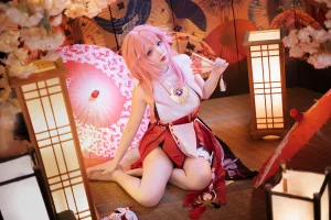 《原神 八重神子》｜雪晴Astra · 60张写真、2 个视频
